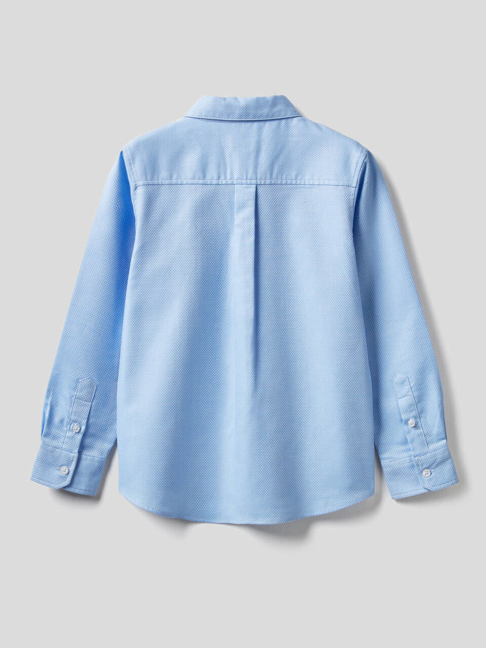 Cotton shirt with embroidered logo image number null
