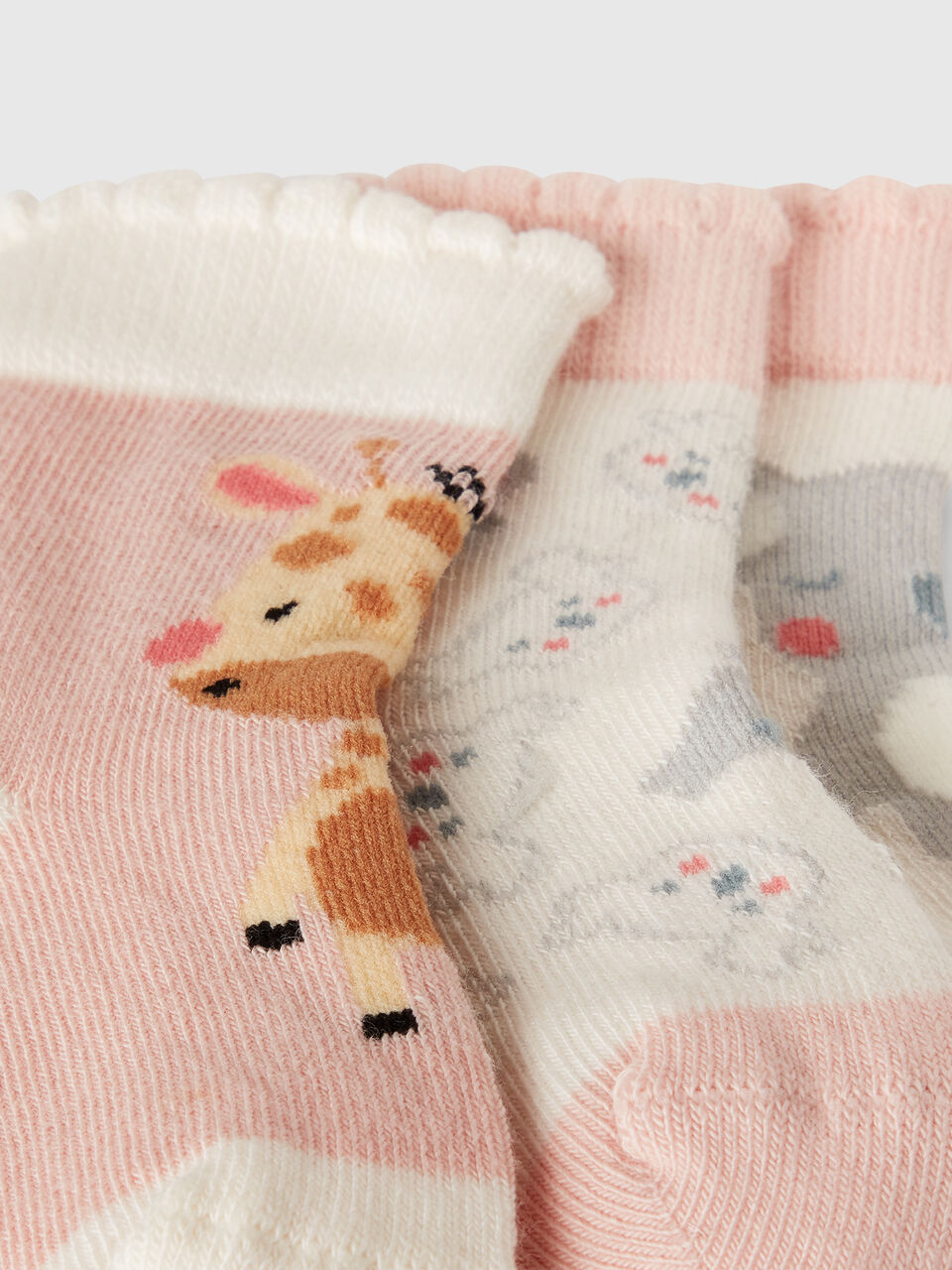 KNITTED SOCKS 3 PAIR New Born (0-18 months) image number 2