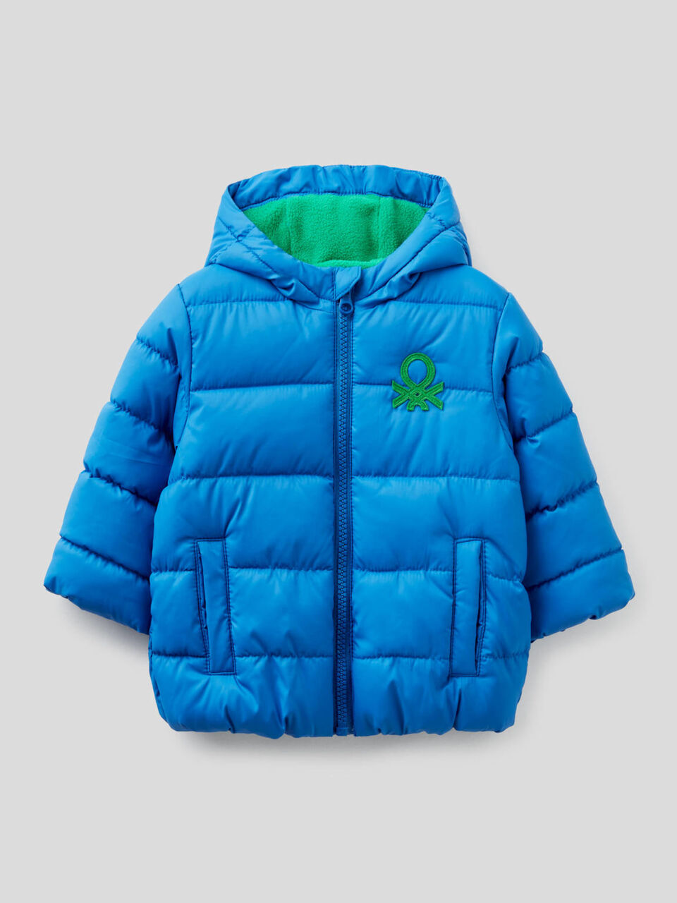Yarn dyed jacket with hood image number 1