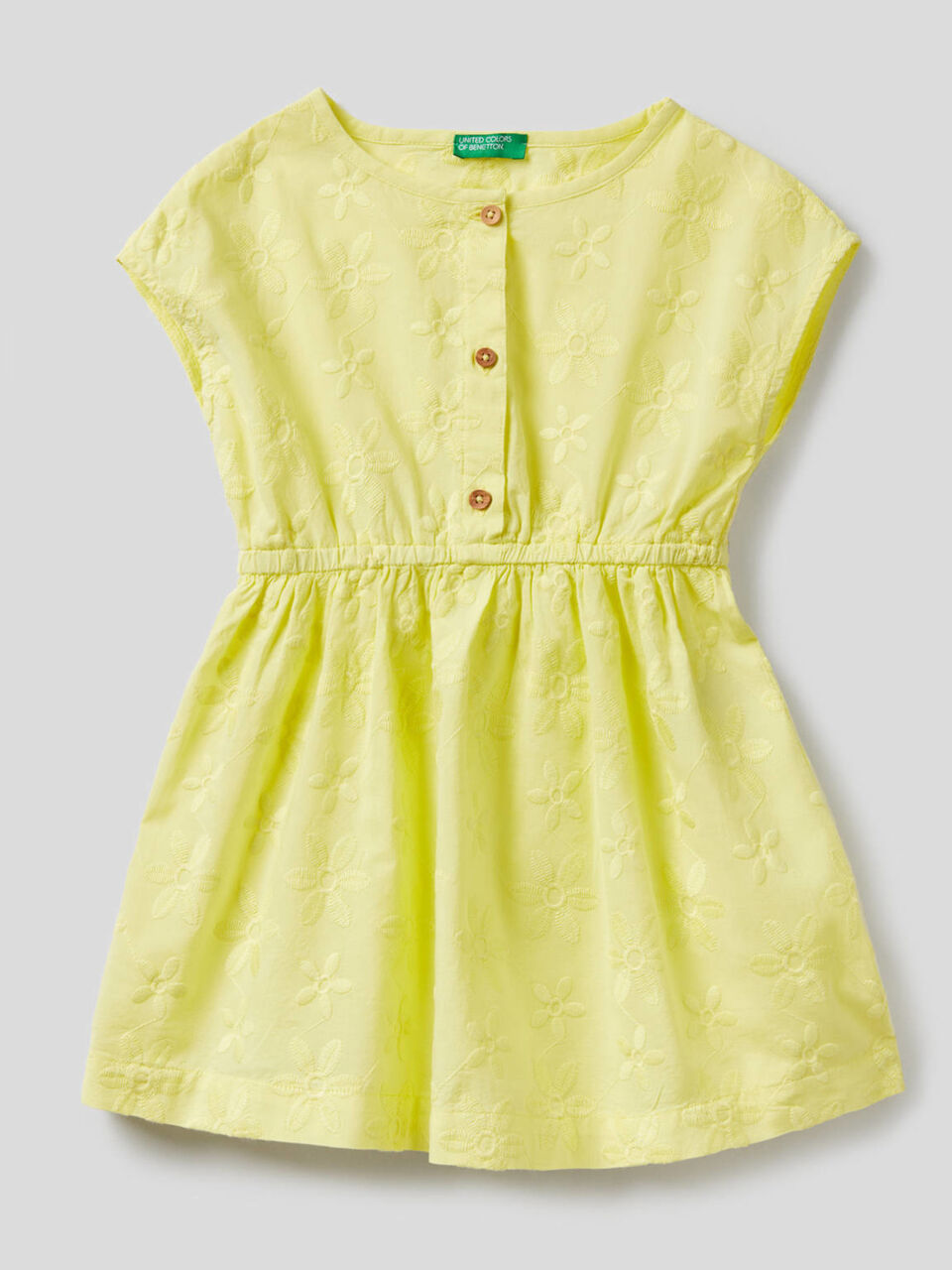 Dress with floral embroidery image number null