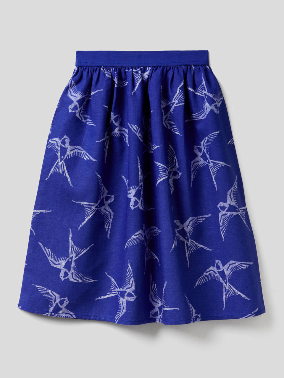 Long printed skirt image number null