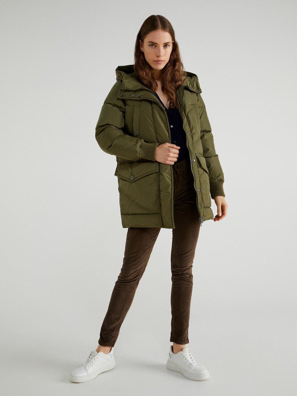 longline ladies parka coats